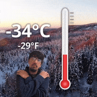 -34 °C