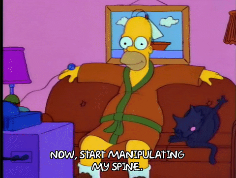 Sitting Season 4 GIF by The Simpsons