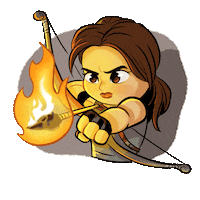 Survivor Sticker by Tomb Raider