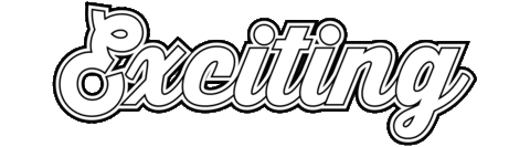 Exciting Sticker by Elizabeth Sutton Collection