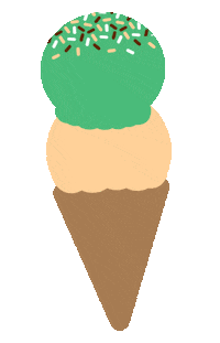 ice cream summer Sticker