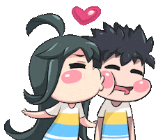 Couple Kiss Sticker by Jin