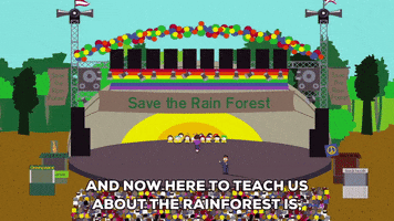 rain forest party GIF by South Park 