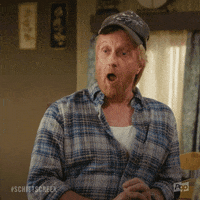 Shocked Pop Tv GIF by Schitt's Creek