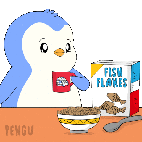 Good Morning Coffee Sticker by Pudgy Penguins