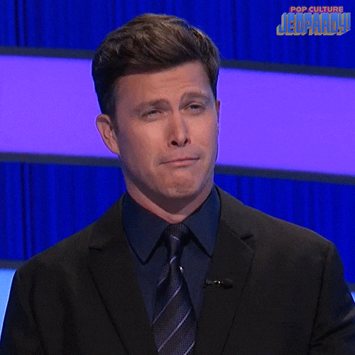 Colin Jost GIF by Jeopardy!