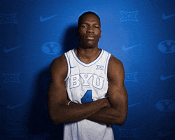 College Basketball Sport GIF by BYU Cougars
