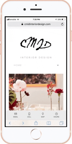 iphone shoptheboutique GIF by CMID Interior Design