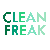 getsafely green clean freak gren Sticker