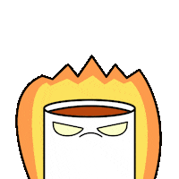 Angry Coffee Sticker