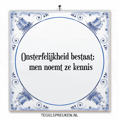 Spreuk Wijsheid GIF by Tegelspreuken.nl