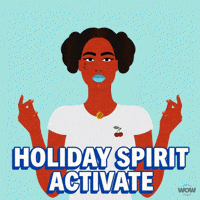 Holiday Spirit Wow GIF by World Of Women