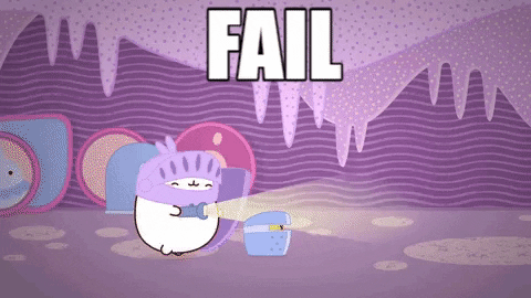 happy falling down GIF by Molang