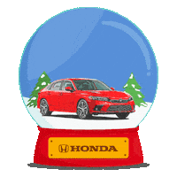 Feliz Navidad Snow Sticker by Honda