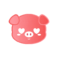 Pig Love Sticker