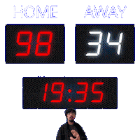 34 Away Sticker