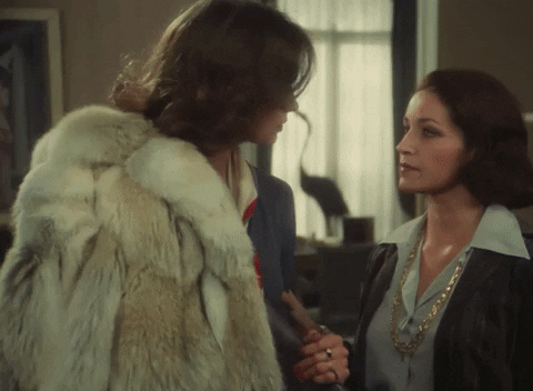 furglamor giphyupload get out fur fur coat GIF