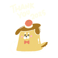 Dog Pudding Sticker