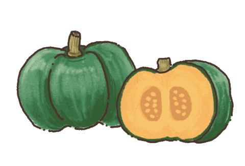 Pumpkin Sticker by nicocook