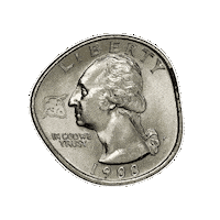 George Washington Money Sticker by @Phetus88