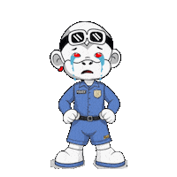 Police Force Sticker by Zhot