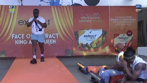 Air Punch GIF by Big Brother Naija