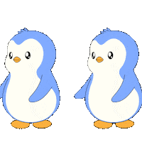 Working Go Team Sticker by Pudgy Penguins