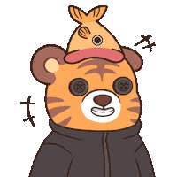 Fish Head Laughing Sticker by BEARISH
