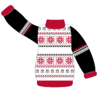 Georgia Bulldogs Happy Holidays Sticker by University of Georgia