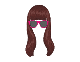 boughtredhanded hair sunglasses glasses hairstyle Sticker