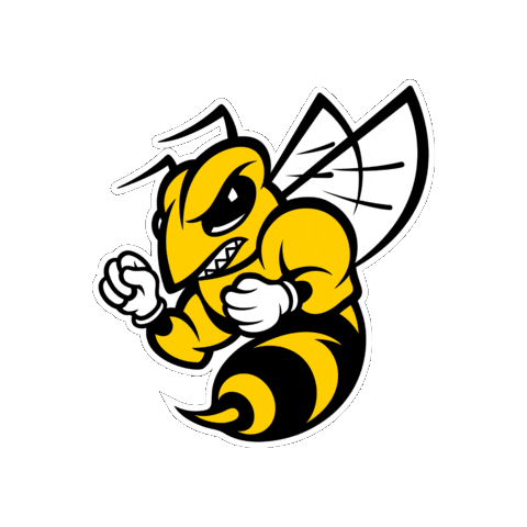 Buzz Yellowjacket Sticker by Randolph-Macon College