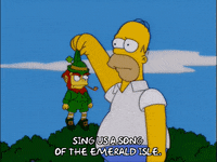 homer simpson catch GIF