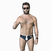 BudgySmuggler business wink swimwear smugglers GIF