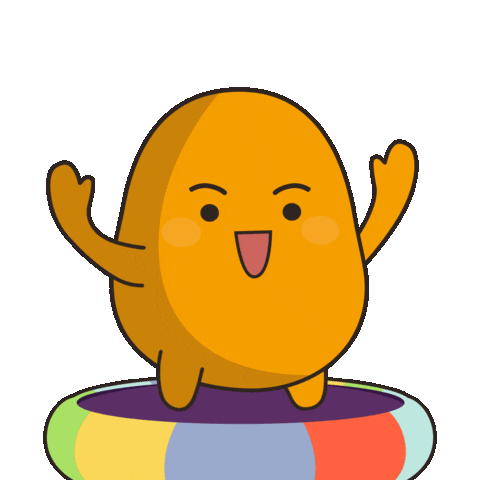 Excited Celebration Sticker by Fractal Bitcoin
