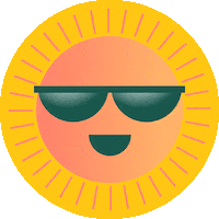 Sun Sunshine Sticker by Studio Minnow