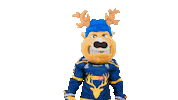 Deer Bucky Sticker by Tilburg Trappers