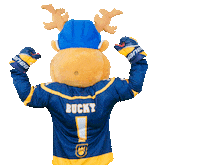 Bucky Sticker by Tilburg Trappers