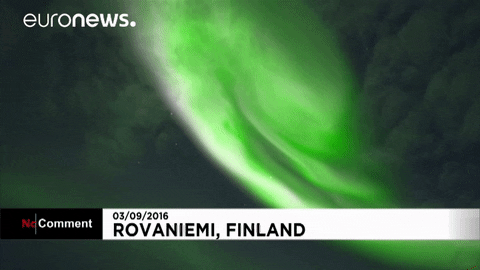 euronews giphygifmaker finland aurora borealis euronews GIF