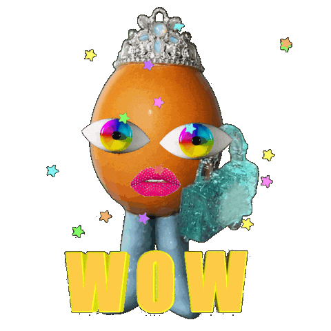 BaddieEgg wow eyes amazing diva Sticker