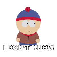 Stan Marsh Idk Sticker by South Park