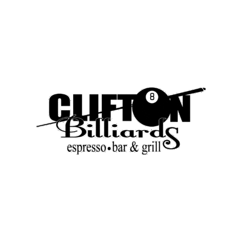 CliftonBilliards billiards clifton shoot pool clifton billiards Sticker