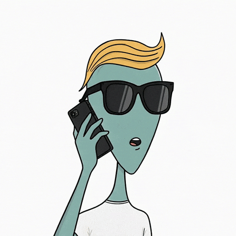 Hold On Reaction Gif GIF by Lonely Aliens