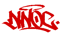 NNOC logo red nnoc Sticker