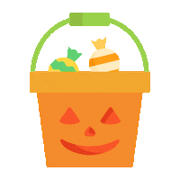 Trick Or Treat Halloween Sticker