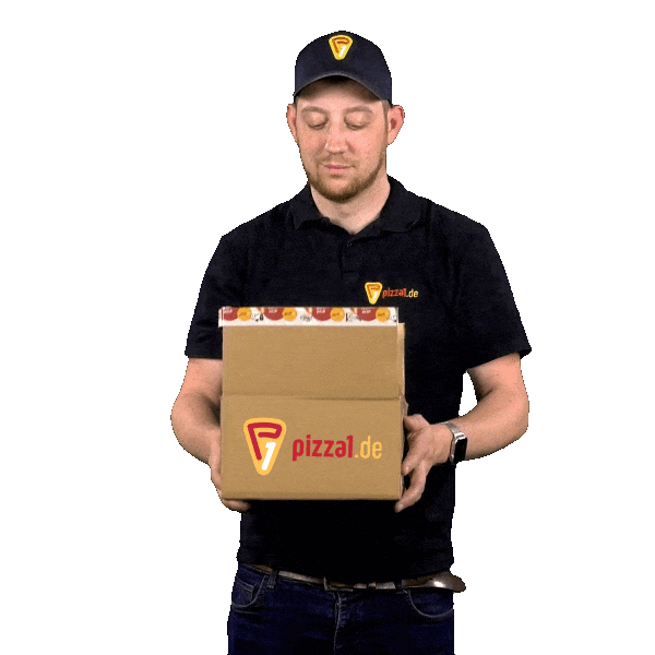 Happy Delivery Sticker by pizza1de