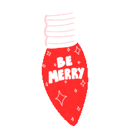 Happy Be Merry Sticker