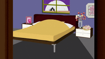 Cartoon Bedroom GIF by Red Onion Agency