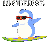 Miss You Penguin Sticker by Pudgy Penguins