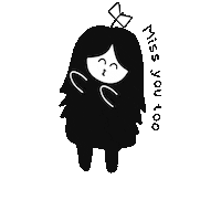 Miss You Too Sticker