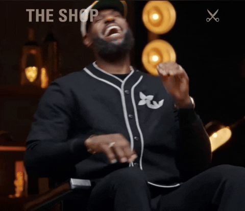 Lebron James Laughing GIF by The Shop